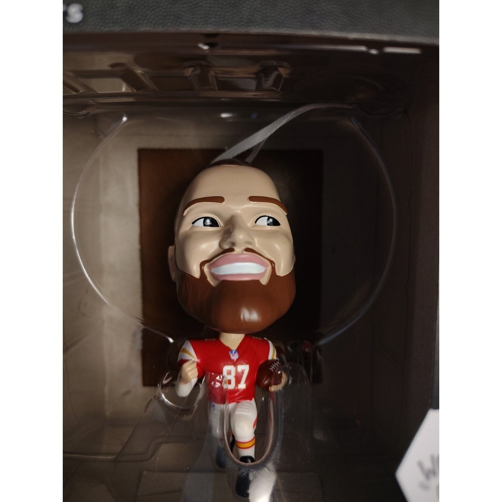 NEW Hallmark Wobbles Ornament Travis Kelce #87 Kansas City Chiefs NFLPA - Picture 12 of 12
